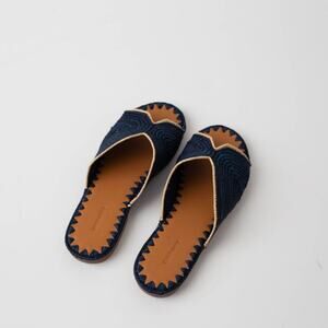 Carrie Forbes Salon Woven Slide Sandals